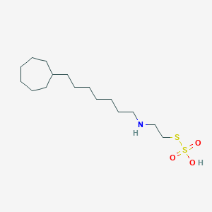 7-(2-Sulfosulfanylethylamino)heptylcycloheptane