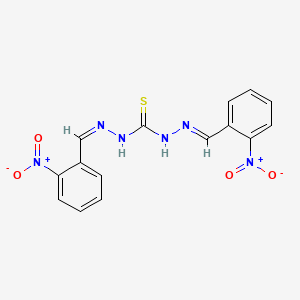 1-[(Z)-(2-nitrophenyl)methylideneamino]-3-[(E)-(2-nitrophenyl)methylideneamino]thiourea