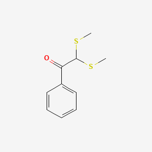 2,2-Bis(methylsulfanyl)-1-phenylethan-1-one