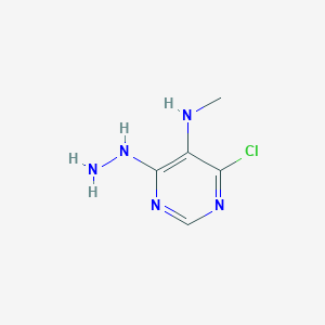 4-Chloro-6-hydrazinyl-n-methylpyrimidin-5-amine