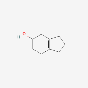 molecular formula C9H14O B14719836 2,3,4,5,6,7-Hexahydro-1H-inden-5-ol CAS No. 14661-60-0