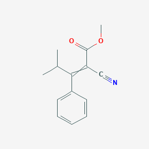 Methyl 2-cyano-4-methyl-3-phenylpent-2-enoate