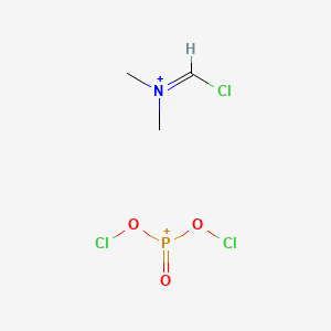 Chloromethylidene(dimethyl)azanium;dichlorooxy(oxo)phosphanium