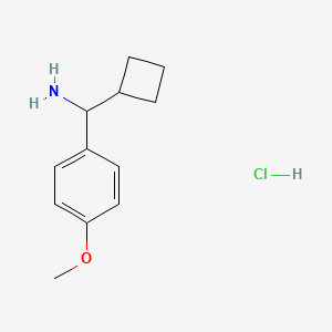 Cyclobutyl(4-methoxyphenyl)methanamine hydrochloride