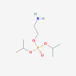 molecular formula C8H20NO4P B14719880 2-Aminoethyl dipropan-2-yl phosphate CAS No. 14646-04-9