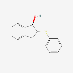 (1R,2R)-2-(Phenylsulfanyl)-2,3-dihydro-1H-inden-1-ol