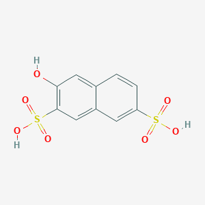 B147199 3-Hydroxynaphthalene-2,7-disulphonic acid CAS No. 148-75-4