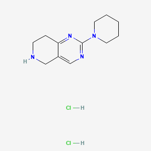 2-(Piperidin-1-yl)-5,6,7,8-tetrahydropyrido[4,3-d]pyrimidine dihydrochloride