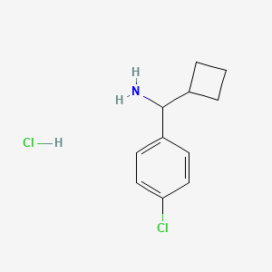 (4-Chlorophenyl)(cyclobutyl)methanamine hydrochloride