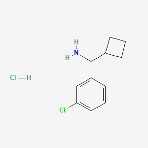 (3-Chlorophenyl)(cyclobutyl)methanamine hydrochloride