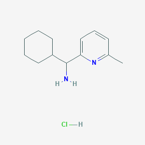 Cyclohexyl(6-methylpyridin-2-yl)methanamine hydrochloride