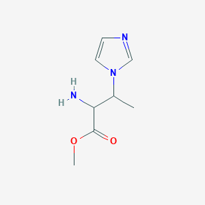 methyl 2-amino-3-(1H-imidazol-1-yl)butanoate