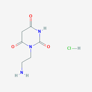 1-(2-Aminoethyl)-1,3-diazinane-2,4,6-trione hydrochloride