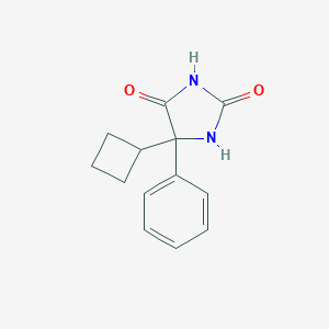 molecular formula C13H14N2O2 B147202 5-环丁基-5-苯基乙内酰脲 CAS No. 125650-44-4