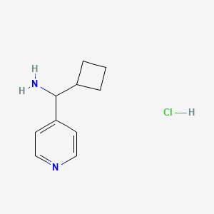 Cyclobutyl(pyridin-4-yl)methanamine hydrochloride