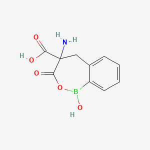 4-Amino-1-hydroxy-3-oxo-1,3,4,5-tetrahydro-2,1-benzoxaborepine-4-carboxylic acid