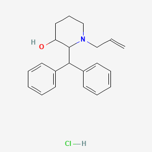 1-Allyl-2-(diphenylmethyl)-3-piperidinol hydrochloride