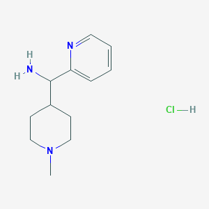 (1-Methylpiperidin-4-yl)(pyridin-2-yl)methanamine hydrochloride