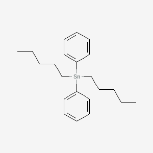 Dipentyl(diphenyl)stannane