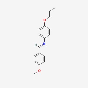 (E)-1-(4-Ethoxyphenyl)-N-(4-propoxyphenyl)methanimine