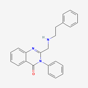 3-Phenyl-2-{[(2-phenylethyl)amino]methyl}quinazolin-4(3H)-one