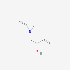 1-(2-Methylideneaziridin-1-yl)but-3-en-2-ol