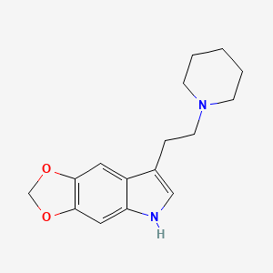 7-[2-(Piperidin-1-yl)ethyl]-2H,5H-[1,3]dioxolo[4,5-f]indole