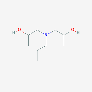 molecular formula C9H21NO2 B14720286 Propane, 1-(bis-2-hydroxypropyl)amino- CAS No. 20919-81-7