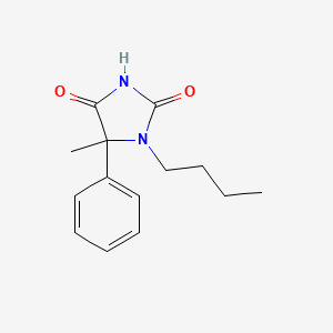 1-Butyl-5-methyl-5-phenylimidazolidine-2,4-dione