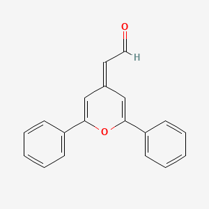 (2,6-diphenyl-4H-pyran-4-ylidene)acetaldehyde