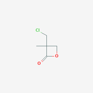 2-Oxetanone, 3-(chloromethyl)-3-methyl-