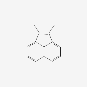 molecular formula C14H12 B14720351 1,2-Dimethylacenaphthylene CAS No. 18086-48-1