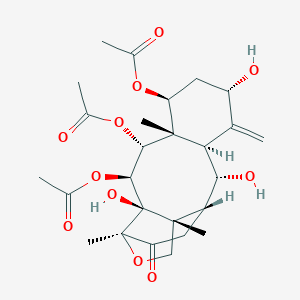 B147204 2-Deacetyl-5-decinnamatetaxagifine CAS No. 135996-82-6