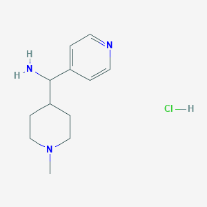 (1-Methylpiperidin-4-yl)(pyridin-4-yl)methanamine hydrochloride