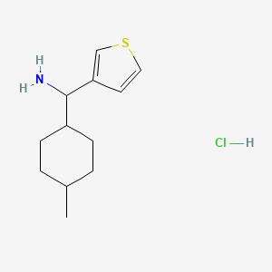 4-Methylcyclohexyl(thiophen-3-yl)methanamine hydrochloride