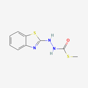 S-methyl N-(1,3-benzothiazol-2-ylamino)carbamothioate