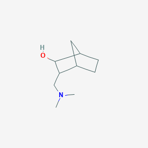 molecular formula C10H19NO B14720528 3-[(Dimethylamino)methyl]bicyclo[2.2.1]heptan-2-ol CAS No. 17596-11-1