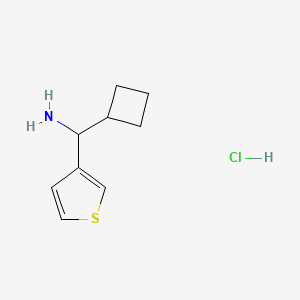 Cyclobutyl(thiophen-3-yl)methanamine hydrochloride