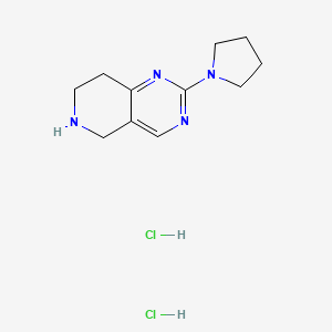 2-(Pyrrolidin-1-yl)-5,6,7,8-tetrahydropyrido[4,3-d]pyrimidine dihydrochloride