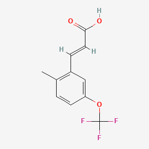 2-Methyl-5-(trifluoromethoxy)cinnamic acid