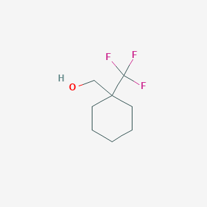 molecular formula C8H13F3O B1472075 （1-(三氟甲基)环己基）甲醇 CAS No. 371917-14-5