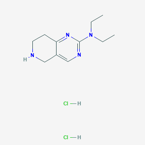 N,N-diethyl-5,6,7,8-tetrahydropyrido[4,3-d]pyrimidin-2-amine dihydrochloride