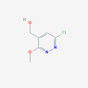 molecular formula C6H7ClN2O2 B1472086 (6-Chloro-3-methoxypyridazin-4-yl)methanol CAS No. 89466-48-8