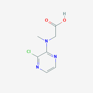 2-[(3-Chloropyrazin-2-yl)(methyl)amino]acetic acid