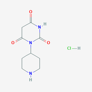 1-(piperidin-4-yl)pyrimidine-2,4,6(1H,3H,5H)-trione hydrochloride