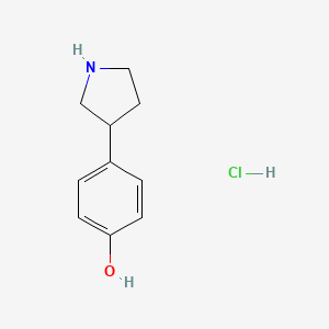 4-Pyrrolidin-3-yl-phenol hydrochloride