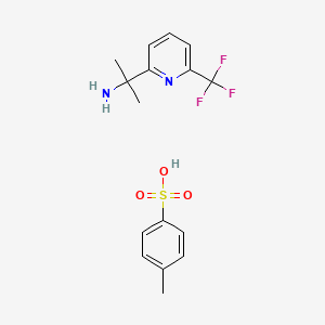 molecular formula C16H19F3N2O3S B1472103 2-(6-(三氟甲基)吡啶-2-基)丙烷-2-胺 4-甲苯磺酸盐 CAS No. 1192356-26-5