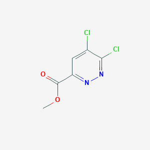 molecular formula C6H4Cl2N2O2 B1472111 Methyl 5,6-dichloropyridazine-3-carboxylate CAS No. 1591827-51-8