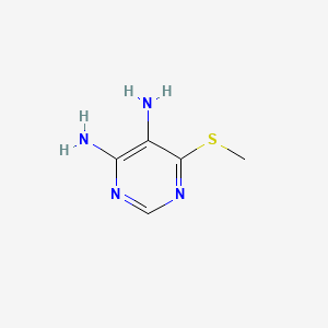 6-(Methylsulfanyl)pyrimidine-4,5-diamine