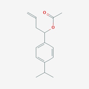 1-[4-(Propan-2-yl)phenyl]but-3-en-1-yl acetate